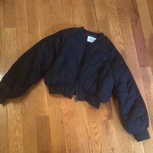 The Frankie shop crop bomber jacket